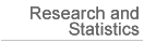 Research and Statistics Home Page